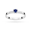 Złoty pierścionek zaręczynowy Szafir 0,15ct i brylanty Kultowa białe złoto W0258.B3.SAB.01 marko