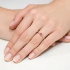 Złoty pierścionek zaręczynowy Topaz 0,15ct i brylanty Kultowa żółte złoto W0258.Z3.TOP.01 marko