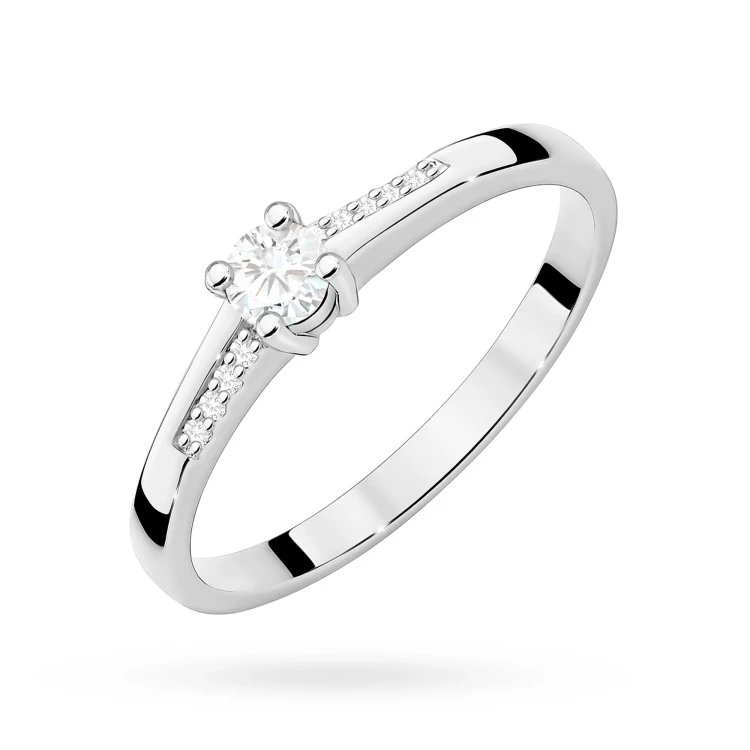 Pierścionek zaręczynowy białe złoto z brylantami 0,19ct Galaktyki W0258.B3.DIW.01 marko