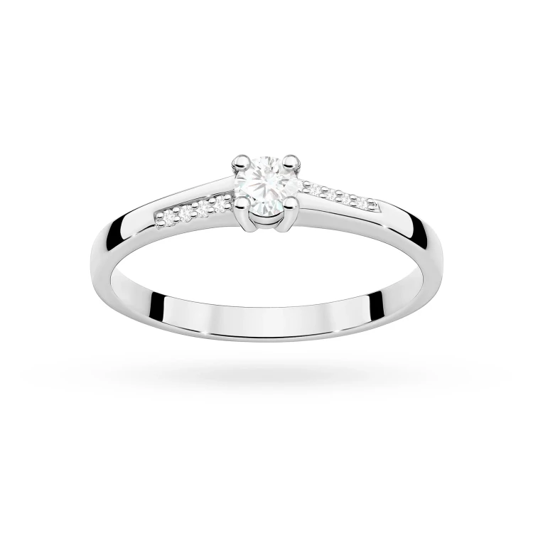 Pierścionek zaręczynowy białe złoto z brylantami 0,19ct Galaktyki W0258.B3.DIW.01 marko