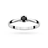 Klasyczny pierścionek zaręczynowy czarny diament 0,20ct Klasyka W0335.B3.DIB.01 marko