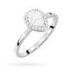 Pierścionek z białego złota z diamentami laboratoryjnymi Lab Diamonds łezka W0455.B3.LDW.01 marko