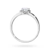 Pierścionek z białego złota z diamentami laboratoryjnymi Lab Diamonds łezka W0455.B3.LDW.01 marko