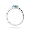 Pierścionek z białego złota z topazem Swiss Blue 0,90ct Kultowa W0455.B3.TOB.01 marko
