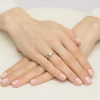 Klasyczny pierścionek z białego złota z diamentem laboratoryjnym 0,40ct w sześciu łapkach Lab Diamonds W0540.B3.LDW.02 marko