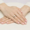 Klasyczny pierścionek z białego złota z diamentem laboratoryjnym 0,70ct w sześciu łapkach Lab Diamonds W0540.B3.LDW.04 marko