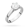 Klasyczny pierścionek z białego złota z diamentem laboratoryjnym 1,00ct w sześciu łapkach Lab Diamonds W0540.B3.LDW.05 marko