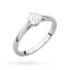 Klasyczny pierścionek z białego złota z diamentem laboratoryjnym 0,40ct w czterech łapkach Lab Diamonds W0543.B3.LDW.01 marko
