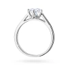 Klasyczny pierścionek z białego złota z diamentem laboratoryjnym 0,70ct w czterech łapkach Lab Diamonds W0543.B3.LDW.03 marko
