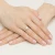 Klasyczny pierścionek z białego złota z diamentem laboratoryjnym 1,00ct w czterech łapkach Lab Diamonds W0543.B3.LDW.04 marko