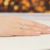 Klasyczny pierścionek z żółtego złota z diamentem laboratoryjnym 0,40ct w czterech łapkach Lab Diamonds W0543.Z3.LDW.01 marko
