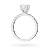 Złoty pierścionek diament laboratoryjny 0,70ct kamienie na szynie i koronie białe złoto Lab Diamonds W0546.B3.LDW.03 marko