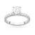 Złoty pierścionek diament laboratoryjny 1,00ct kamienie na szynie i koronie białe złoto Lab Diamonds W0546.B3.LDW.04 marko