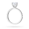 Złoty pierścionek diament laboratoryjny 1,00ct kamienie na szynie i koronie białe złoto Lab Diamonds W0546.B3.LDW.04 marko