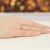 Złoty pierścionek diament laboratoryjny 0,50ct i kamienie na koronie białe złoto Lab Diamonds W0547.B3.LDW.02 marko