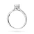 Złoty pierścionek diament laboratoryjny 0,70ct i kamienie na koronie białe złoto Lab Diamonds W0547.B3.LDW.03 marko