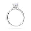 Złoty pierścionek diament laboratoryjny 1,00ct i kamienie na koronie białe złoto Lab Diamonds W0547.B3.LDW.04 marko