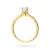 Złoty pierścionek diament laboratoryjny 0,40ct i kamienie na koronie żółte złoto Lab Diamonds W0547.Z3.LDW.01 marko