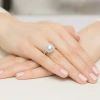 Pierścionek z białego złota z brylantem 1,00ct i 56 dodatkowych brylancików Dynastia W0548.B3.DIW.04 marko