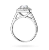 Pierścionek z białego złota z diamentem laboratoryjnym 0,50ct i 56 dodatkowych kamieni Lab Diamonds W0548.B3.LDW.02 marko