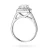 Pierścionek z białego złota z diamentem laboratoryjnym 0,70ct i 56 dodatkowych kamieni Lab Diamonds W0548.B3.LDW.03 marko