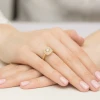 Pierścionek z żółtego złota z brylantem 0,40ct i 56 dodatkowych brylancików Dynastia W0548.Z3.DIW.01 marko