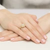 Pierścionek z żółtego złota z diamentem laboratoryjnym 0,70ct i 56 dodatkowych kamieni Lab Diamonds W0548.Z3.LDW.03 marko