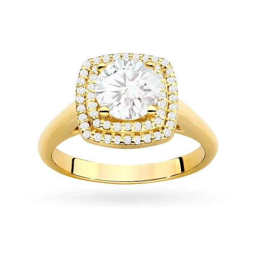 Pierścionek W0548 Diament Laboratoryjny 1,00ct żółte złoto W0548.Z3.LDW.04 marko