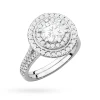 Okazały pierścionek diament laboratoryjny 0,70ct i 88 kamieni bocznych białe złoto Lab Diamonds W0549.B3.LDW.03 marko