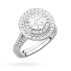 Okazały pierścionek diament laboratoryjny 1,00ct i 88 kamieni bocznych białe złoto Lab Diamonds W0549.B3.LDW.04 marko