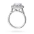 Okazały pierścionek diament laboratoryjny 1,00ct i 88 kamieni bocznych białe złoto Lab Diamonds W0549.B3.LDW.04 marko
