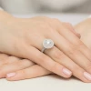 Okazały pierścionek diament laboratoryjny 1,00ct i 88 kamieni bocznych białe złoto Lab Diamonds W0549.B3.LDW.04 marko