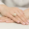 Okazały pierścionek diament laboratoryjny 0,70ct i 88 kamieni bocznych żółte złoto Lab Diamonds W0549.Z3.LDW.03 marko