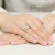 Pierścionek z białego złota Halo Ring brylant 0,70ct i kamienie boczne Dynastia W0550.B3.DIW.03 marko