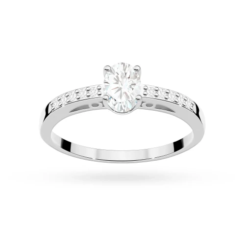 Pierścionek z białego złota z owalnym diamentem Lab Diamonds W0067.B3.LDW.01 marko