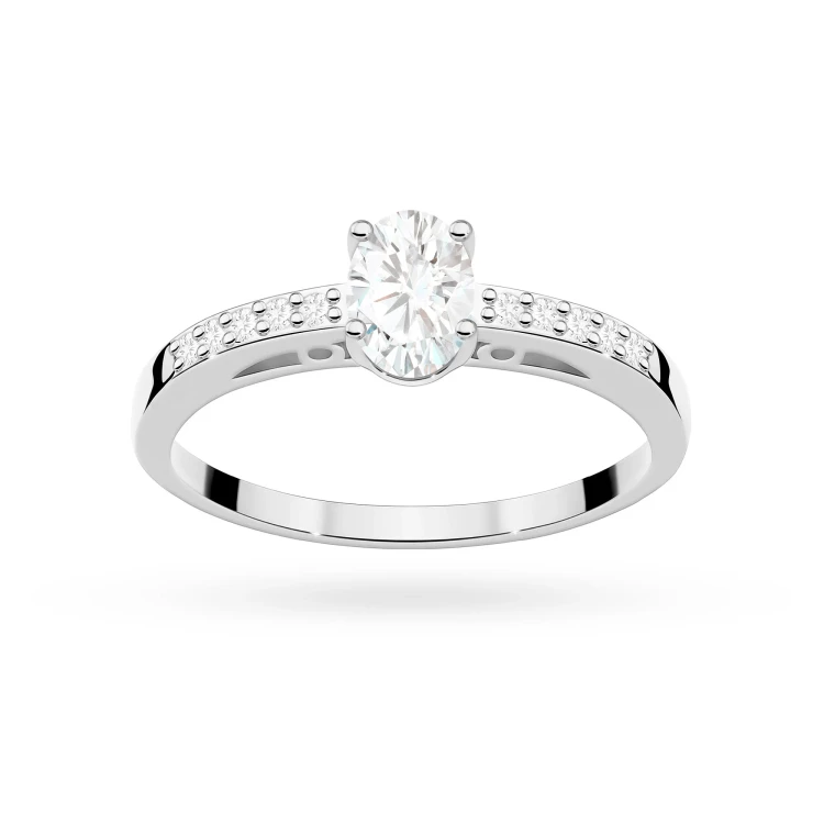 Pierścionek z białego złota z owalnym diamentem Lab Diamonds W0067.B3.LDW.01 marko