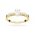 Złoty pierścionek zaręczynowy z owalnym diamentem Lab Diamonds W0067.Z3.LDW.01 marko
