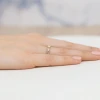 Ażurowy złoty pierścionek diamenty laboratoryjne żółte złoto Lab Diamonds W0411.Z3.LDW.01 marko