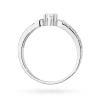 Ażurowy złoty pierścionek diamenty laboratoryjne białe złoto Lab Diamonds W0411.B3.LDW.01 marko