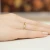 Pierścionek zaręczynowy klasyczny 0,15ct z żółtego złota żółty diament laboratoryjny Lab Diamonds W0369.Z3.LDY.01 marko