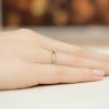 Pierścionek zaręczynowy klasyczny 0,15ct z żółtego złota niebieski diament laboratoryjny Lab Diamonds W0369.Z3.LDA.01 marko
