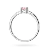 Pierścionek z białego złota z pojedynczym owalnym różowym diamentem laboratoryjnym 0,50ct Lab Diamonds W0685.B3.LDP.01 marko