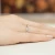 Pierścionek zaręczynowy klasyczny 0,15ct z białego złota żółty diament laboratoryjny Lab Diamonds W0369.B3.LDY.01 marko