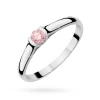 Pierścionek zaręczynowy klasyczny 0,15ct z białego złota różowy diament laboratoryjny Lab Diamonds W0369.B3.LDP.01 marko