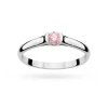 Pierścionek zaręczynowy klasyczny 0,15ct z białego złota różowy diament laboratoryjny Lab Diamonds W0369.B3.LDP.01 marko