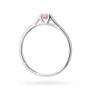 Pierścionek zaręczynowy klasyczny 0,15ct z białego złota różowy diament laboratoryjny Lab Diamonds W0369.B3.LDP.01 marko