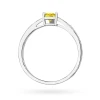 Pierścionek z żółtym diamentem laboratoryjnym w kształcie serca Lab Diamonds białe złoto W0065.B3.LDY.01 marko