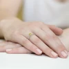 Pierścionek z żółtym diamentem laboratoryjnym w kształcie serca Lab Diamonds białe złoto W0065.B3.LDY.01 marko