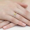 Pierścionek z żółtym diamentem laboratoryjnym w kształcie serca Lab Diamonds białe złoto W0065.B3.LDY.01 marko