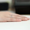 Pierścionek z różowym diamentem laboratoryjnym w kształcie serca Lab Diamonds białe złoto W0065.B3.LDP.01 marko